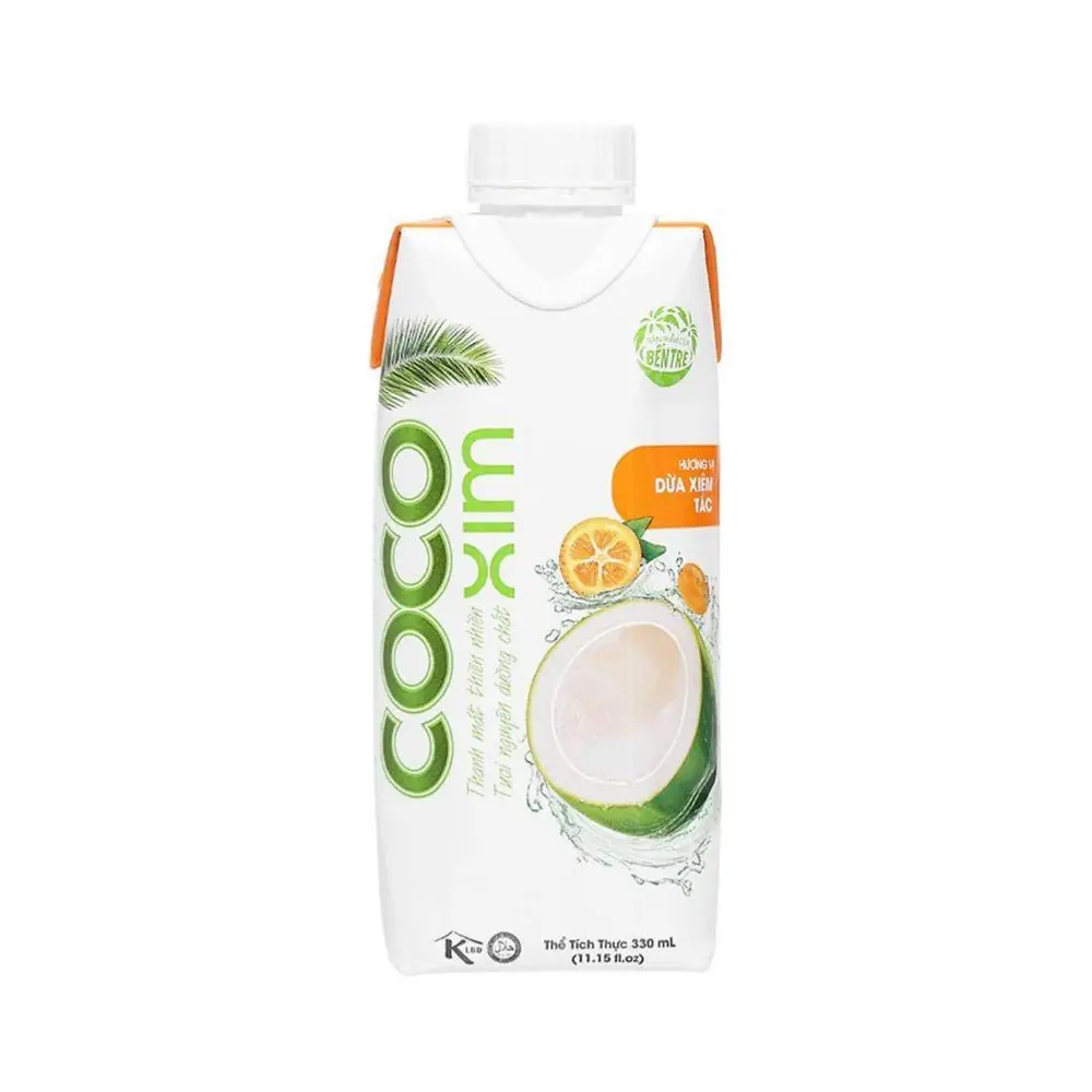 Nước Dừa Xiêm Tắc, Coconut Water with Citrus Juice (330ml) - COCOXIM